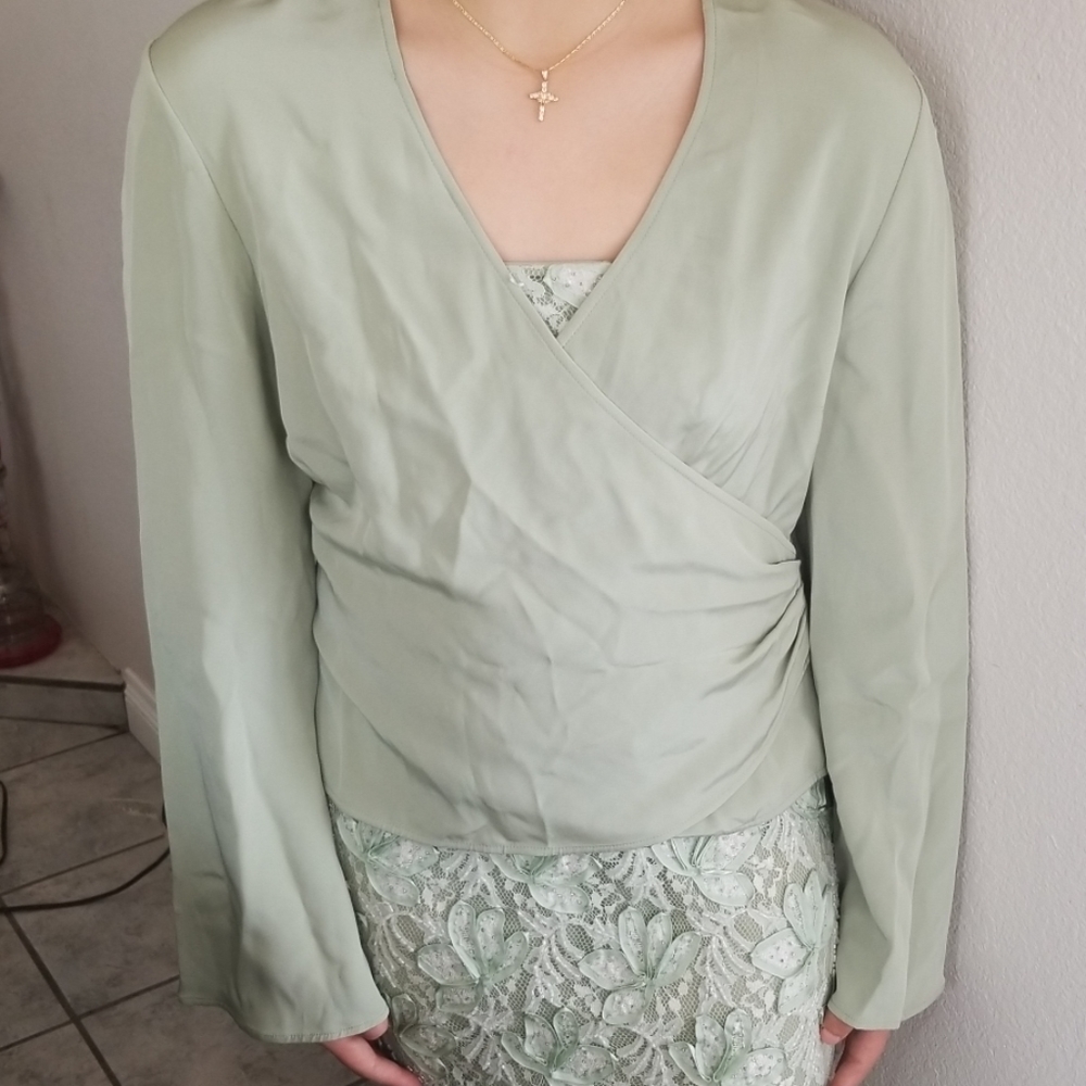 2 piece evening dress